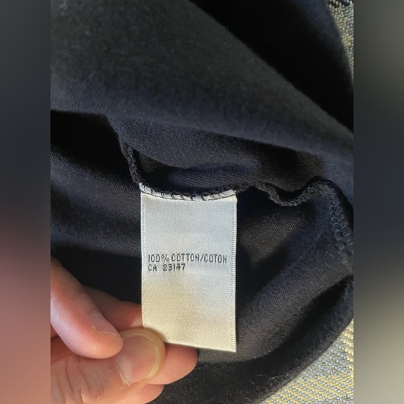 Talbots black cotton Turtleneck - Picture 3 of 5